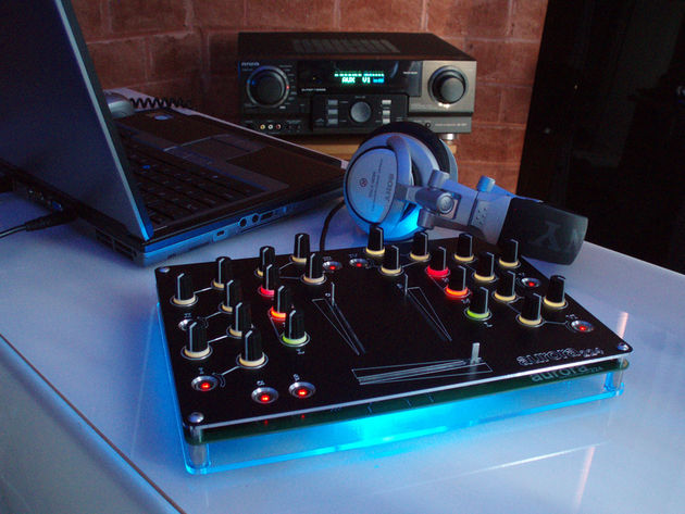 Plug the Aurora into a laptop and you're ready to start mixing.